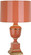 Annika One Light Accent Lamp in Tangerine Lacquered Paint w/Natural Brass/Ivory Crackle (165|2603)