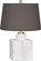 Jonathan Adler Canaan One Light Accent Lamp in Carrara Marble Base w/Antique Brass (165|795X)