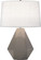 Delta One Light Table Lamp in Smoky Taupe Glazed Ceramic w/Polished Nickel (165|942)
