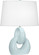Fusion One Light Table Lamp in Baby Blue Glazed Ceramic w/Polished Nickel (165|BB981)