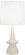 Jasmine One Light Table Lamp in Bone Glazed Ceramic (165|BN210)
