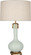 Athena One Light Table Lamp in Celadon Glazed Ceramic w/Aged Brass (165|CL992)