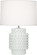 Small Dolly One Light Accent Lamp in Lily Glazed Textured Ceramic (165|LY801)