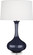 Pike One Light Table Lamp in Midnight Blue Glazed Ceramic Lucite Base (165|MB996)