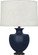 Michael Berman Atlas One Light Table Lamp in Matte Midnight Blue Glazed Ceramic, Deep Patina Bronze (165|MMB22)