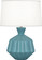 Small Orion One Light Table Lamp in Matte Steel Blue Glazed Ceramic (165|MOB18)