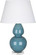 Double Gourd One Light Table Lamp in Steel Blue Glazed Ceramic w/Lucite (165|OB23X)