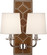 Williamsburg Lightfoot Two Light Wall Sconce in English Ochre Leather w/Nailhead, Polished Nickel (165|S1030)