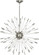 Andromeda Eight Light Chandelier in Polished Nickel w/Clear Acrylic Rods (165|S166)