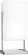 Nikole One Light Table Lamp in Polished Nickel, White Marble (165|S196)