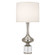 Jeannie One Light Table Lamp in Polished Nickel w/ Clear Crystal (165|S209)