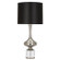 Jeannie One Light Table Lamp in Polished Nickel w/ Clear Crystal (165|S209B)