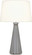 Pearl One Light Table Lamp in Smokey Taupe Lacquered Paint, Polished Nickel (165|ST45X)
