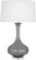 Pike One Light Table Lamp in Smokey Taupe Glazed Ceramic w/Lucite (165|ST996)