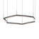 Ola LED Pendant in Satin Black (69|22QKRR01120PHA)