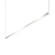 Thin-Line LED Pendant in Bright Satin Aluminum (69|2816.16-8)