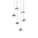 Grapes LED Pendant in Satin Nickel (69|2915.13-SML)
