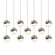 Grapes LED Pendant in Satin Nickel (69|2922.13-MED)