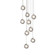 Champagne Bubbles LED Pendant in Polished Chrome (69|2964.01)