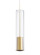 Captra LED Pendant in Aged Brass (182|700MOCPTCR-LED930)
