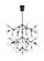 Mara LED Chandelier in Matte Black (182|700MRAGWB-LED927)