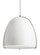 Paravo One Light Pendant in Gloss White/Satin Nickel (182|700TDPRVPWW)