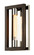 Enigma One Light Wall Sconce in Bronze With Polished Stainless (67|B6181)