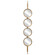 Button Mirror in Gold Leaf (52|09666)