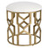 Trellis Accent Stool in Antique Brushed Brass (52|23579)