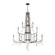 Barcelona 12 Light Chandelier in Onyx (137|270C12OX)