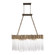 Matrix Six Light Linear Pendant in Havana Gold (137|309N06HG)