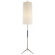 Frankfort One Light Floor Lamp in Polished Nickel (268|ARN 1001PN-L)