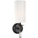 drunmore One Light Wall Sconce in Bronze with Crystal (268|ARN 2018BZ/CG-WG)