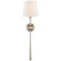 Dover One Light Wall Sconce in Burnished Silver Leaf (268|ARN 2302BSL-L)