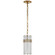 Bonnington One Light Pendant in Hand-Rubbed Antique Brass (268|ARN 5123HAB-CG)
