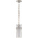 Bonnington One Light Pendant in Polished Nickel (268|ARN 5123PN-CG)