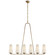 Fontaine Six Light Chandelier in Gilded Plaster (268|ARN 5201GP-L)