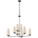 Fontaine Eight Light Chandelier in Aged Iron (268|ARN 5205AI-L)