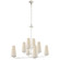 Fontaine Eight Light Chandelier in Plaster White (268|ARN 5205PL-L)