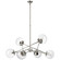 Turenne Six Light Chandelier in Polished Nickel (268|ARN 5262PN-CG)