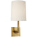 Ojai One Light Wall Sconce in Soft Brass (268|BBL 2082SB-L)