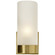 Urbane One Light Wall Sconce in Soft Brass (268|BBL 2090SB-FG)