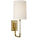 Clout One Light Wall Sconce in Soft Brass (268|BBL 2132SB-L)