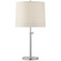 Simple One Light Table Lamp in Soft Silver (268|BBL 3023SS-S2)