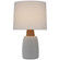 Aida LED Table Lamp in Porous White and Natural Oak (268|BBL 3611PRW-L)