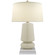 Parisienne One Light Table Lamp in Coconut Porcelain (268|CHA 8668ICO-PL)