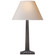 Strie One Light Table Lamp in Aged Iron (268|CHA 8707AI-NP)