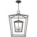 Darlana Double Cage Four Light Lantern in Aged Iron (268|CHC 2179AI)