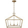 Darlana Four Light Lantern in Gilded Iron (268|CHC 2187GI)