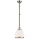 Sloane One Light Pendant in Polished Nickel (268|CHC 5132PN-WG)